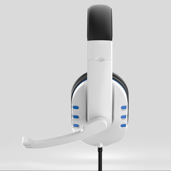 Gaming Headset til PS4 PS5 PC Xbox One, PS4 Headset med Mikrofon Surround Bass Sound Hovedtelefoner Støjreduktion