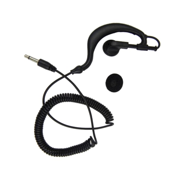 G-Shape Mjukt Öronkrok Headset Headset 3,5 mm Kontakt-Öronkrok Lyssna Endast Ham-Radio's Öronsnäcka/Headset för 2-vägs Radioapparater