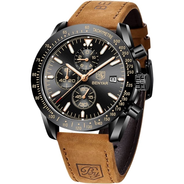 Sports watches, chronographs, waterproof quartz movement wat