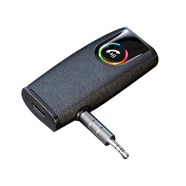 Bluetooth-ljudmottagare Bt5.3 Audio Musik Aux-adapter för 3,5 mm hörlurar Högtalare Bil Handsfree Sup