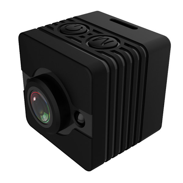 Sq12 Ultra HD Mini Wifi Fjernkamera 155 Graders Vidvinkelobjektiv (Svart)