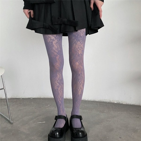 Mesh Dame Strømper Sort Black