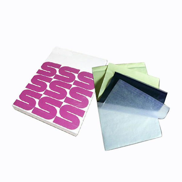 100 st/set A4 storlek tatueringspapper termisk stencil kolpapper papper extra tatueringsöverföringspasta