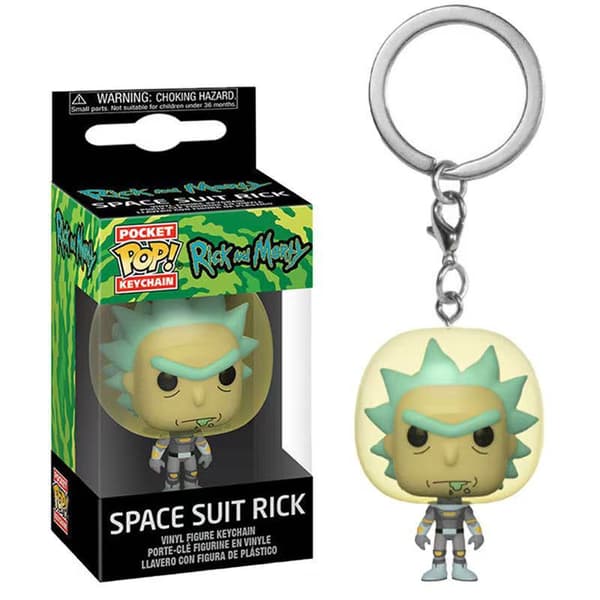 Rick and Morty Nyckelring | Mini Tecknad Hänge*Rick* Rick