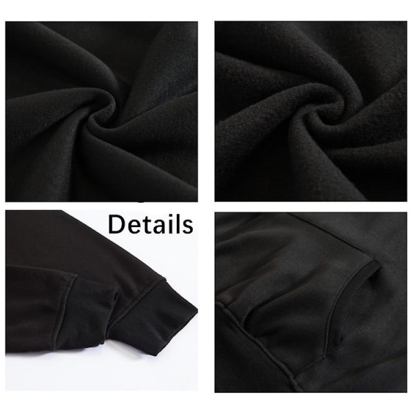 Unisex Stussy Pullover Huppari Keskipainoinen Huppari Musta Black XL