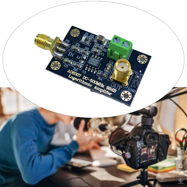 AD8307 RF-teho äänenvahvistukseen DC5V 500MHz Teho RF-lokivahvistinkortti