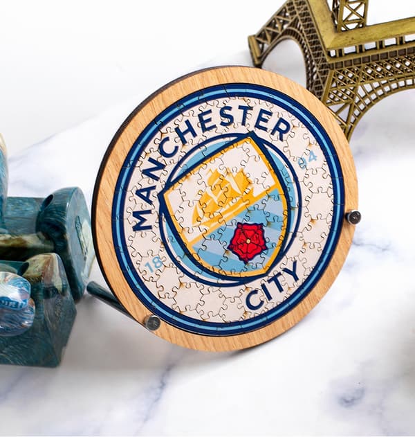 Manchester City Träpussel, 91 b Manchester City