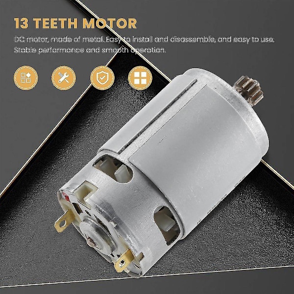 13-tann motor 18V erstatning for BOSCH GSR 18-2-LI GSB 18-2-LI PSB 1800 LI-2 skrutrekker