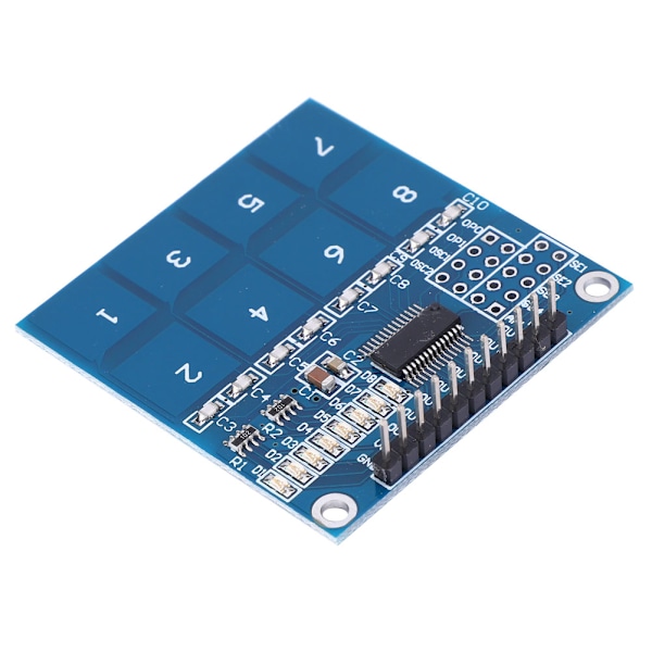 TTP226 8-kanavainen kapasitiivinen kosketuskytkin digitaalinen kosketusanturimoduuli