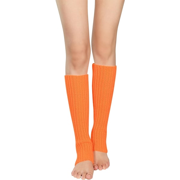 Naisten muotileggingsit 80-luvun ribitehosteella Orange