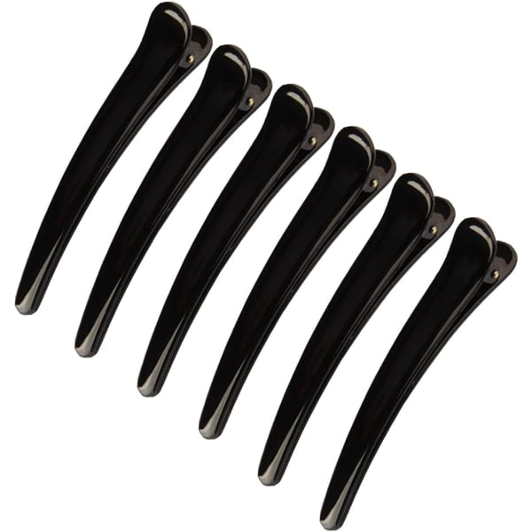 6 stk Alligator Hårklemmer, Andenebb Hårklemmer, Salong Barrettes,