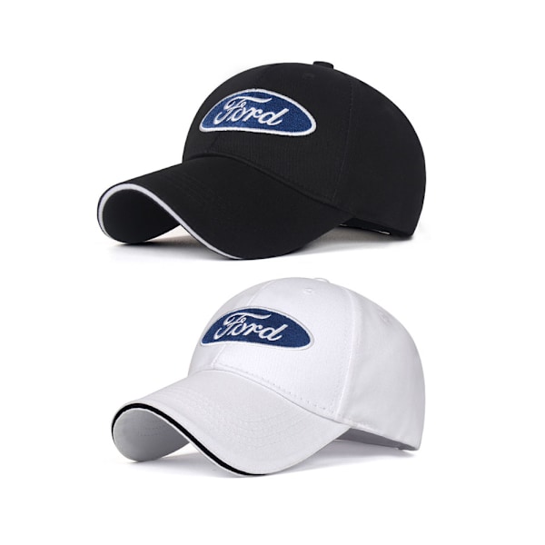 2 stk. biltilbehør til Volvo-logo baseballcaps, utendørs sportsvisir for menn og kvinner