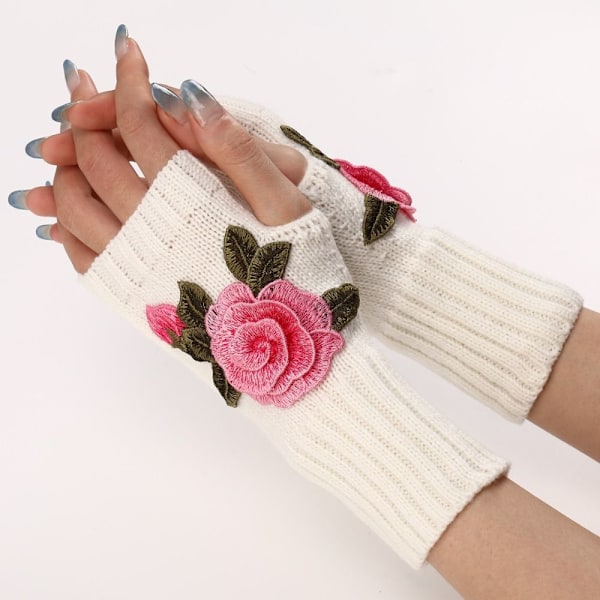 Håndledsvanter Fingerløse vanter SORT&PINK SORT&PINK black&pink black&pink