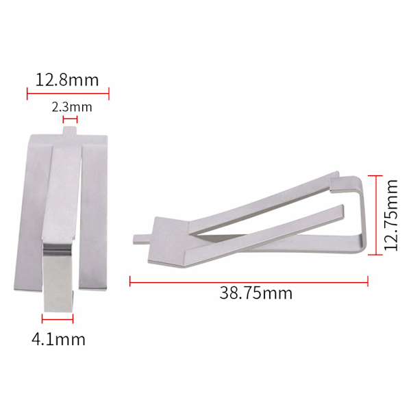 4 st fjäderklämmor för Ender 3 Pro Ender 3S Ender 5 P