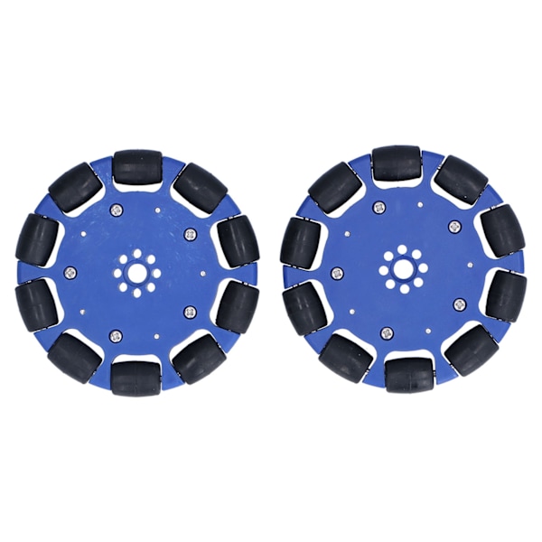 100 mm pyöreät neopreenipyörät, vetopyörät, Omni-pyörät, älykkäät robottiauton osat, 8 mm reikä