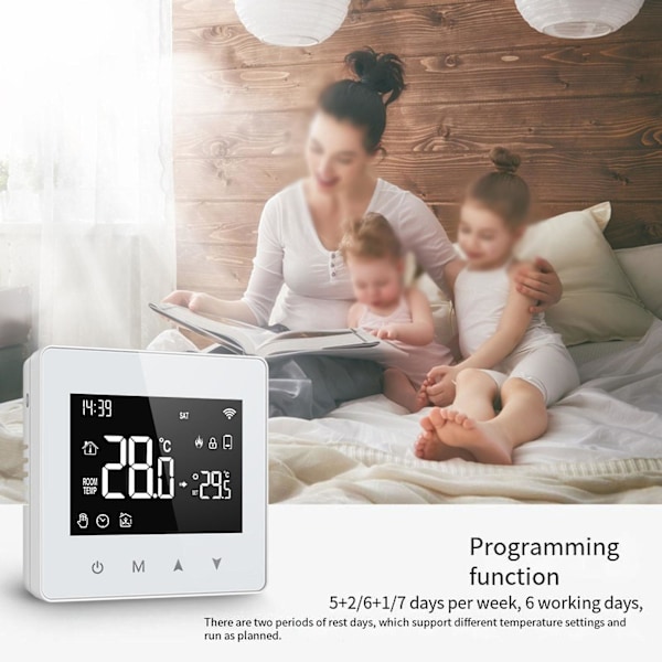 Tuya Zigbee termostat drevet av batteri
