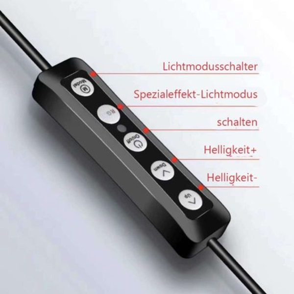 Rengaslamppu kannettava lamppu videoneuvotteluun, 8 tuuman LED-selfie-rengaslamppu jatkettavalla