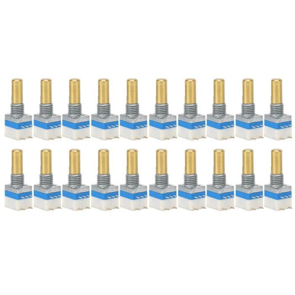 HURRISE Walkie Talkie Volymknapp 20PCS 3107 Legering Walkie Talkie Volymknapp Fristående Ljud