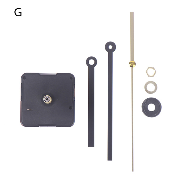Tyst klockhand kvarts väggklocka Mekanism rörelse reparation black and gold