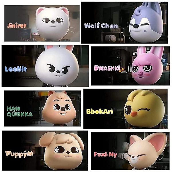 Skzoo Plyschleksaker Stray Kids Cartoon Stoppade Djur Plushies Dockor Bbokari Leebit Wolf Chan Puppym Present 20cm PuppyM
