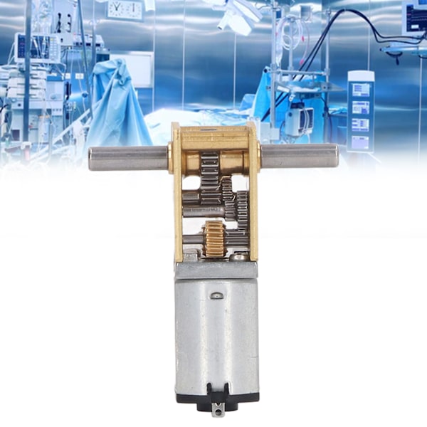 DC-vaihdemoottori roboteille 60RPM kaksoisakseli matala melu DC12V matovaihdemoottori-1kpl.