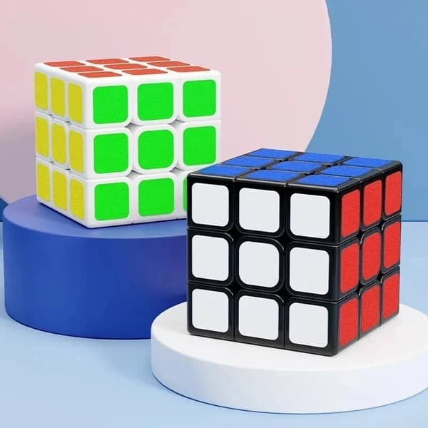 Rubiks Cube 3X3 Klassisk Problemløsning, Farvematchende Puslespil Pædagogisk Legetøj