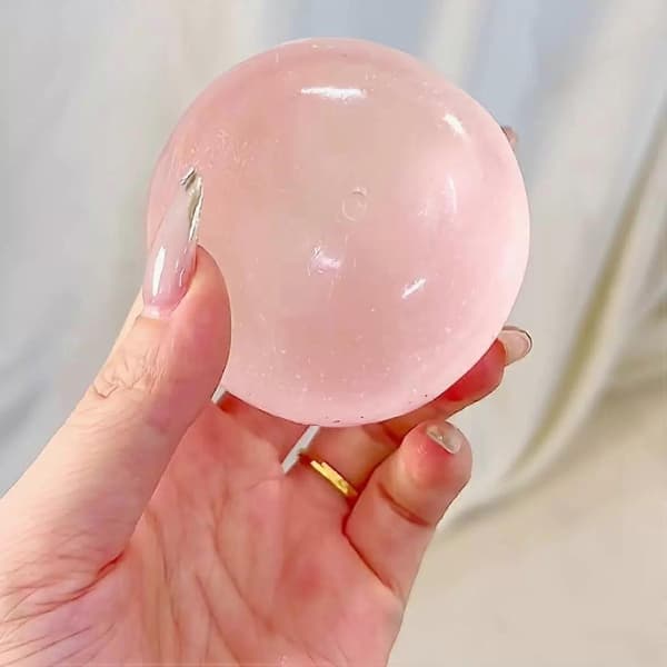 Squishy Stress Cube, Kæmpe Stressbolde til Børn Voksne Squishy Angst baby pink