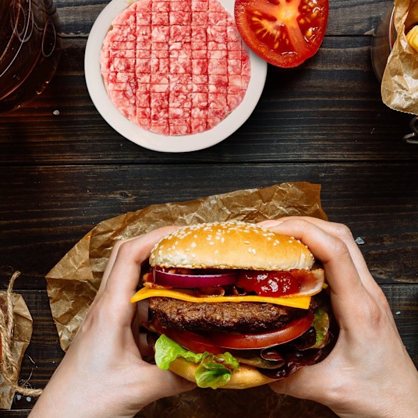 Burger Press Hamburgerform - Perfekta Burgerformar som Lättsläppt Hamburgerpress för Grilltillbehörsset