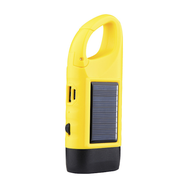 Solar Håndsving Nødlygte | Camping Power Light yellow