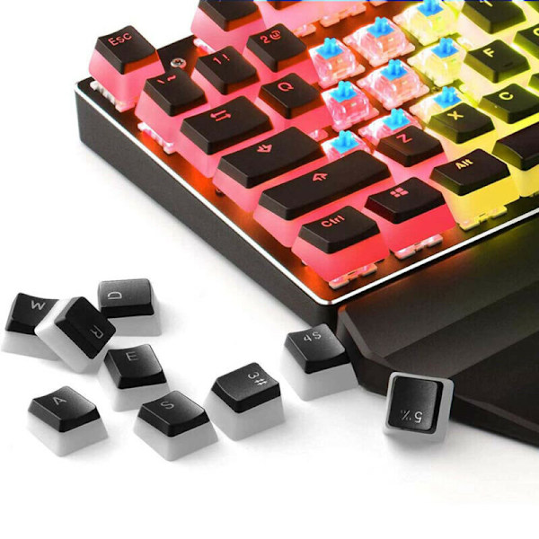 108stk/sæt Pudding Keycap PBT Baggrundsbelyste Keycaps til Cherry MX