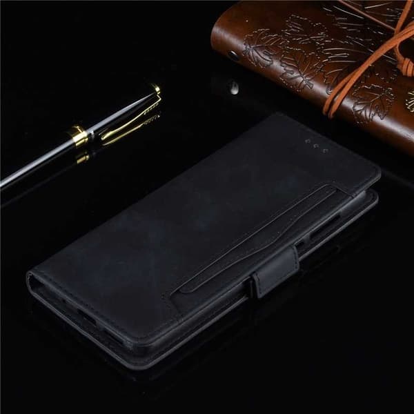 Oneplus 8T Wallet Case PU Læder 6-RUMS Winston V3 Sort
