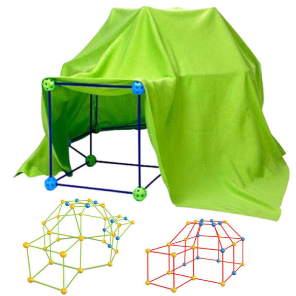 Build Your Own Den Set Kit Play Construction Fort Tent