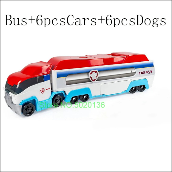 Ny Paw Patrol Plane Patrol Actionfigur Model Lookout Tower Rescue Bus Puppy Dog Jule Børn Legetøj Julegave Auburn
