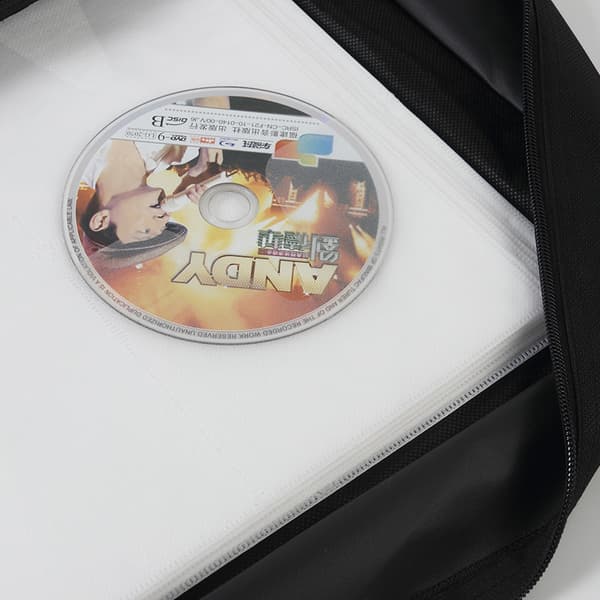 CD-etui 400 plater Bil Skinn CD-holder Oppbevaringsveske Organizer 400pcs