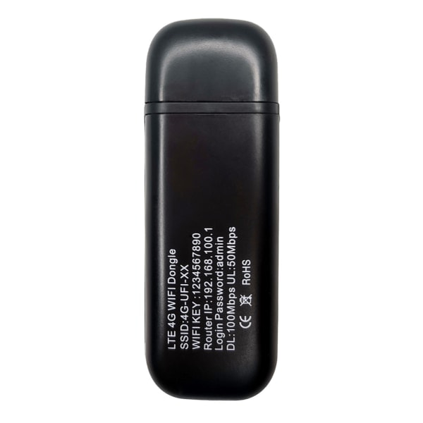 4G LTE Adapter WiFi Dongle, 4G LTE USB Modem Trådløst USB Netværkskort, 150Mbps WiFi Modem 4G USB Wi-Fi Router [qb]