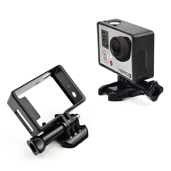 Sort Standardramme Grænse Sag Montering til Gopro Hero 3 Hero 3+ Hero 4