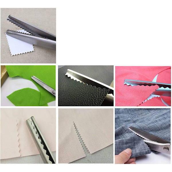 Serrated scissors, comfortable handles, professional