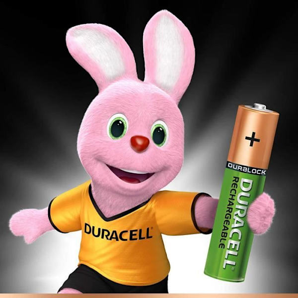 Duracell Recharge Ultra Laddningsbara Batterier Typ AAA 900 mAh, 4-pack