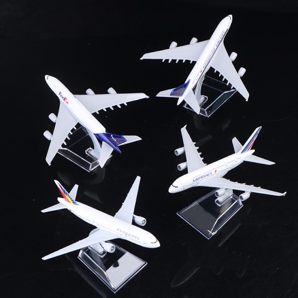 Alkuperäinen malli A380 Airbus lentokone malli lentokone Diecast Mode 6(FEDEX)