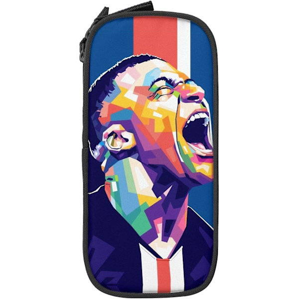 #7 Mbappe #10 Stor kapacitet pennetui til kontor, universitet, stor opbevaringspose, taske, holder, æske, makeuptaske BD-0033-WELLNGS style9