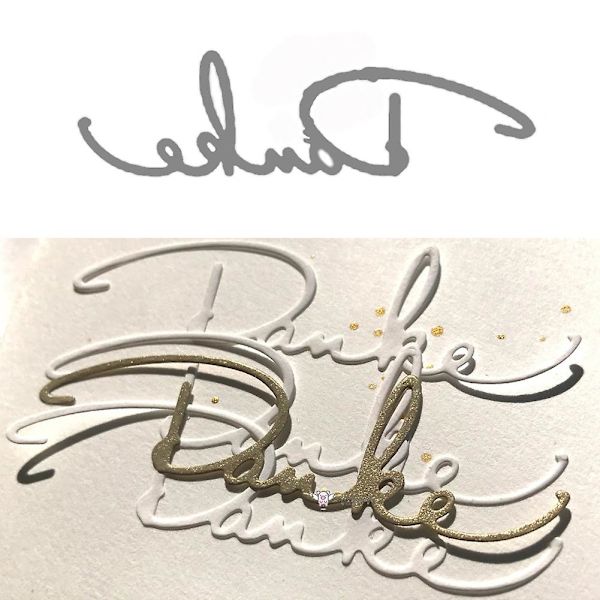 Mors dag Danke skæredør DIY papir kort prægning scrapbooking stencil form