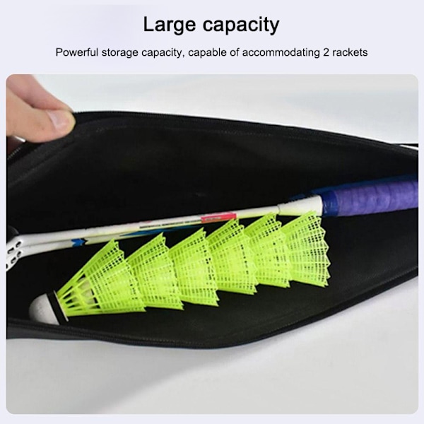 Badmintonracketfodral Bärbart Fodral Racketöverdrag 5#