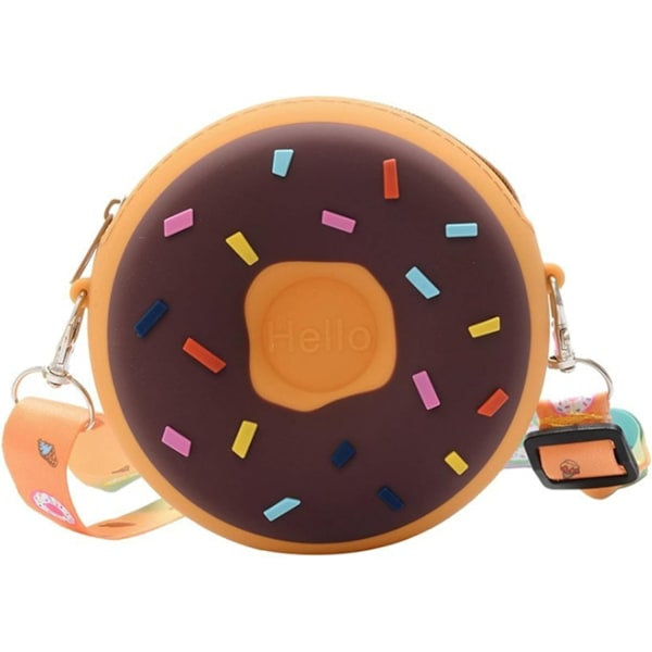 Novelty Söta Tygväskor Små Flickväskor och Handväskor Barn Crossbody Väskor Axelväskor brun[qb] brown