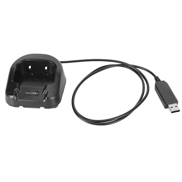 2-vägs radiobatteriladdare USB-kabel bordslampa med indikatorlampa BAOFENG UV 82 UV 82HP UV 82L-serien