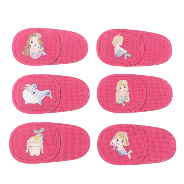 6 kpl Amblyopia silmälappu laseille lapselle aikuiselle laiska silmälappu Mermaid Left Eye