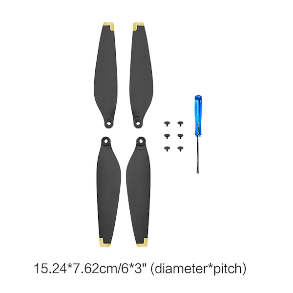 Ersättningspropellrar för Mini 3 Pro Drone Propeller Ersättning Props Blad Vingfläktar