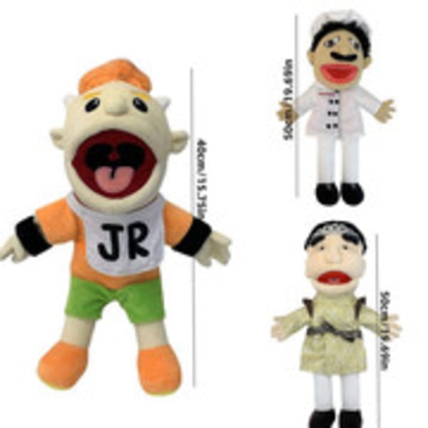 Jeffy Handdocka Pojke Joseph Cody Mjuk Plyschdocka Avtagbar Mun Barnpresent [DB] 50cm 50cm 50 cm Manager PP