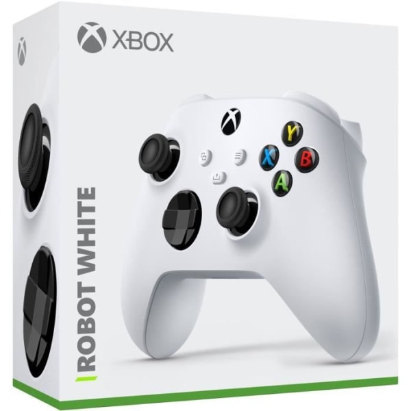 Neste generasjons trådløse Xbox Series-kontroller - Robot White - Hvit - Xbox Series / Xbox One / Windows 10 PC / Android / iOS