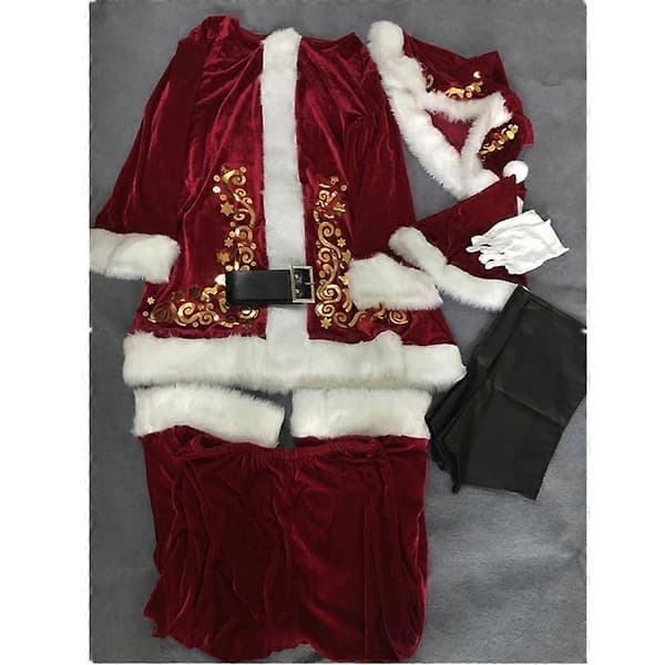 Tomtedräkt Jul Tomtedräkt Plus Storlek 5XL{hw}