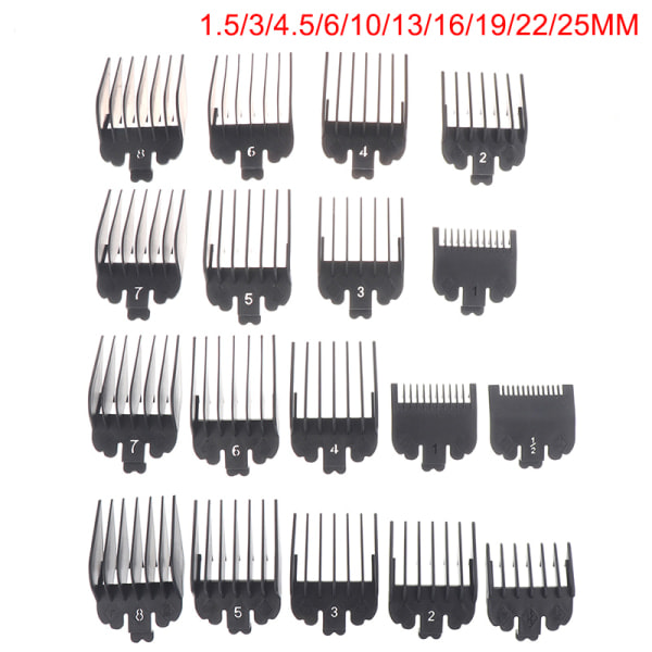 TG 8/10 stk. Hårklipper Guide Limit Comb Trimmer Beskyttelsesbeslag 8 stk.